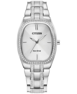 Citizen - Women's Crystal Stainless Steel Bracelet Watch 28mm
