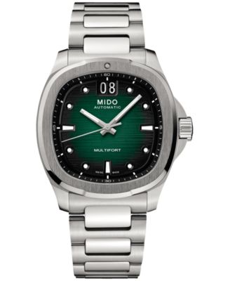 Mido - Men's Swiss Automatic Multifort Stainless Steel Bracelet Watch 41mm