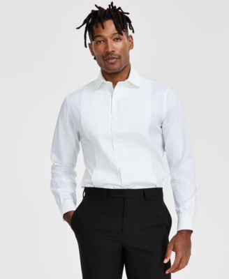 Alfani - Men's Slim-Fit Solid Tuxedo Shirt