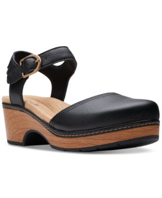Clarks - Paizlee Bay Clog-Style Block Heel Platform Shoes
