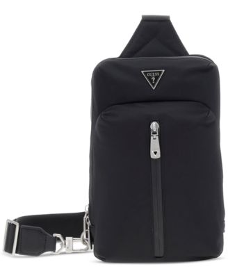 GUESS - Men's Crossover Zip Logo Bag