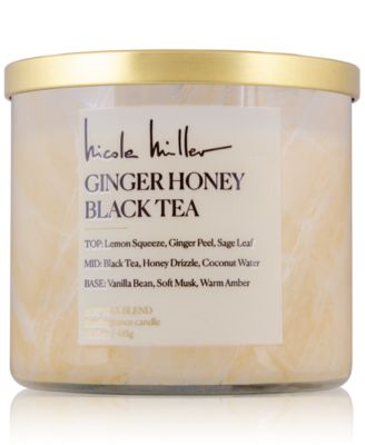 Nicole Miller - Ginger Honey & Black Tea Candle, 14.5 oz.