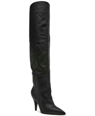 Steve Madden - Women's Bellamie Wide-Calf Tall Slouch Dress Boots