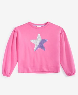 Epic Threads - Little & Big Girls Sequined Heart Sweatshirt