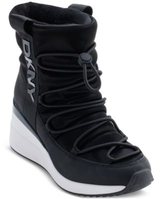 DKNY - Women's Perla Wedges Boots