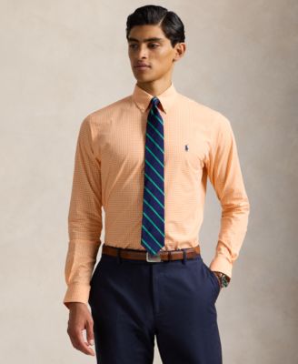 Polo Ralph Lauren - Men's Classic-Fit Gingham Stretch Poplin Shirt