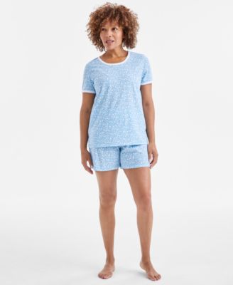 Charter Club - Women's Floral Short-Sleeve Pajama Set