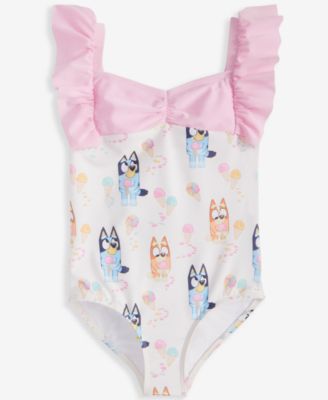 Dreamwave - Little Girls Bluey One-Piece Swimsuit