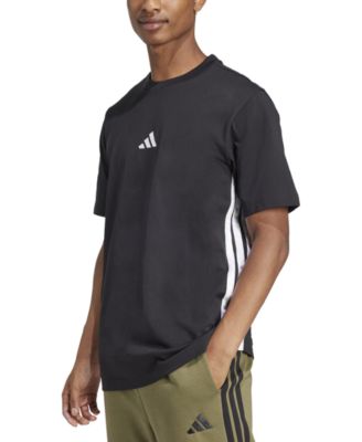 adidas - Men's Essential Three-Stripes Single Jersey T-Shirt