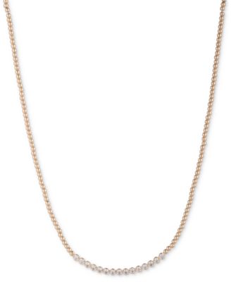 Lauren Ralph Lauren - Gold-Tone Cubic Zirconia Collar Necklace, 16" + 3" extender