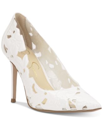 Jessica Simpson - Women's Erinia Cutout Floral Pumps
