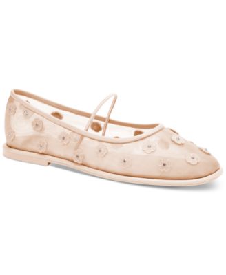 COACH - Women's Emilia Tea Rose Mesh Flats