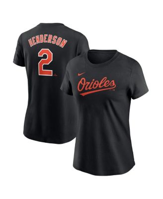Nike - Women's Gunnar Henderson Black Baltimore Orioles Fuse Name Number T-Shirt