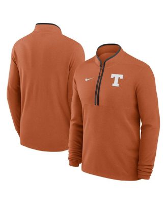Nike - Men's Texas Orange Texas Longhorns Baseball Logo Victory Performance Half-Zip Pullover