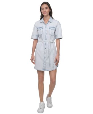DKNY Jeans - Women's Denim Shirtdress