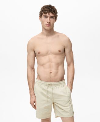 MANGO - Men's Basic Drawstring Swimsuit