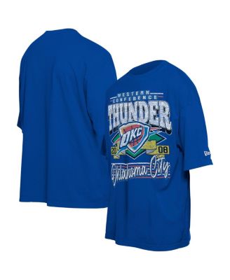 New Era - Men's Blue Oklahoma City Thunder Distressed Sport Classics T-Shirt