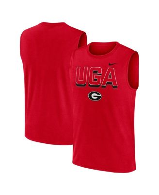 Nike - Men's Red Georgia Bulldogs Primetime Tricode Legend Performance Tank Top