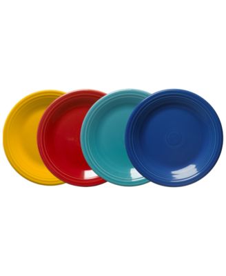Fiesta - Classic Rim 10.5" Dinner Plates, Set of 4
