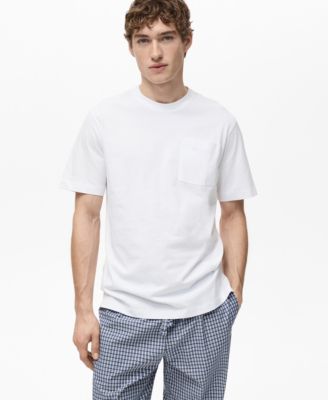 MANGO - Men's Cotton Check Pajama Set