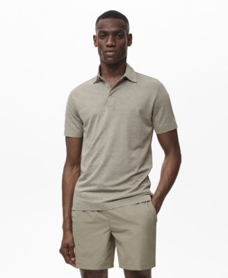 MANGO - Men's Coolmax Slim-Fit Polo Shirt