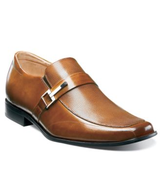 Stacy Adams - Shoes, Beau Bit Perforated Slip On Loafers