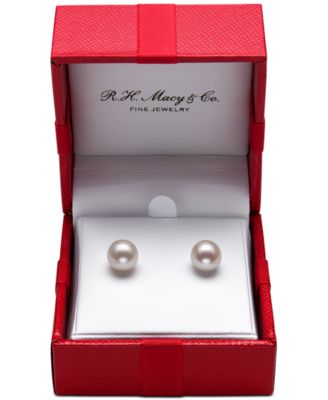 Belle de Mer - Cultured Freshwater Pearl Stud Earrings (7mm)