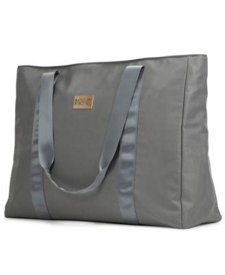 Badgley Mischka - Nylon Travel Tote Weekender Bag - Lightweight Travel Bag (Olive Green)