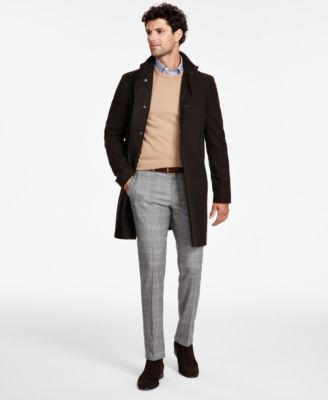 Calvin Klein - Men's Slim-Fit Overcoat
