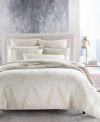Hotel Collection - Textured Chevron 3-Pc. Comforter Set, King, Created for Macy's