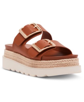 Madden Girl - Mythiccal Banded Platform Raffia Sandals