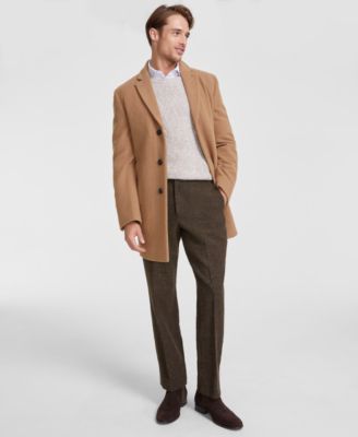 Calvin Klein - Men's Prosper Slim Fit Overcoat