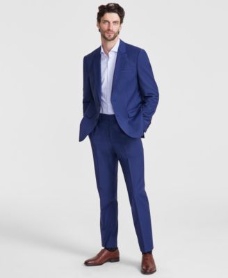 Hugo Boss - Men's Modern-Fit Stretch Solid Nested Suits