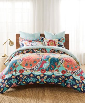 Levtex - Home Jules Reversible 3-Pc. Duvet Cover Set, King/Cal King