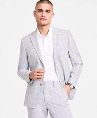 Alfani - Men's Slim-Fit Plaid Suit Jacket