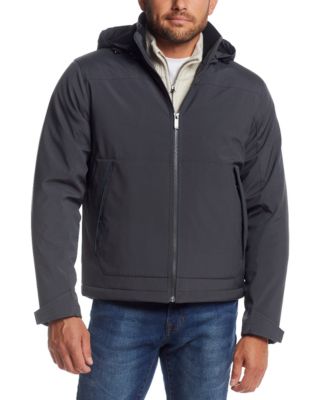 Weatherproof - Men's Flex Tech Hooded Shirt Jacket