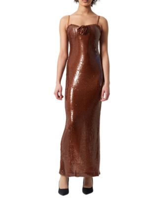 French Connection - Women's Beatrice Sequin Strappy Dress