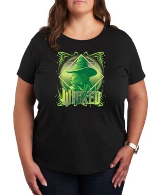 Hybrid Apparel - Plus Size Wicked Elphaba Graphic T-Shirt