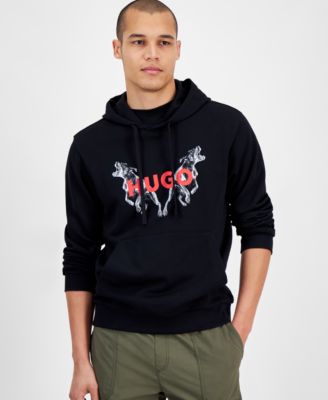 Hugo Boss - Men's Dueleyo Long Sleeve Howling Hounds Graphic Hoodie
