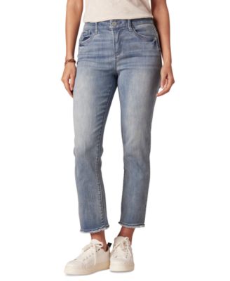 Democracy - Petite Ab Solutions High-Rise Straight-Leg Jeans