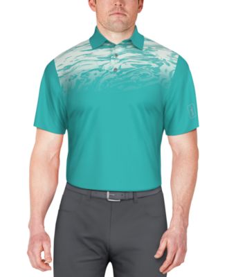 PGA TOUR - Men's Marble Ombre Golf Polo Shirt