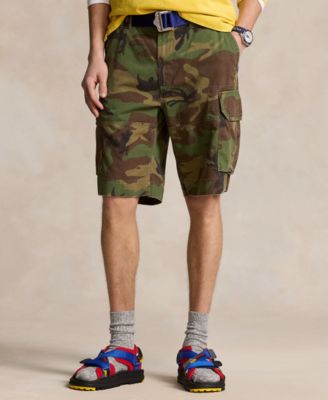 Polo Ralph Lauren - Men's Relaxed Fit Camouflage Cotton Cargo Shorts