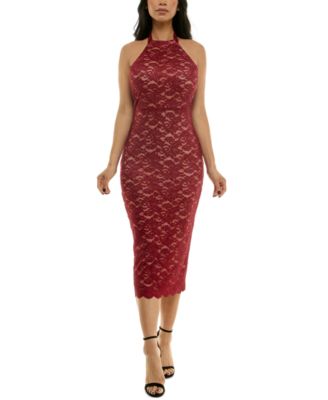 Emerald Sundae - Women's Glitter Lace Bodycon Dress