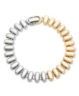 On 34th - Two-Tone All-Around Chain Bracelet