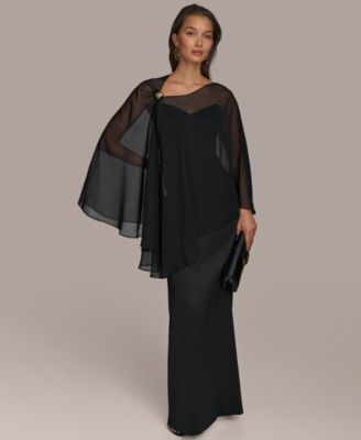 Donna Karan New York - Women's Chiffon Formal Cape