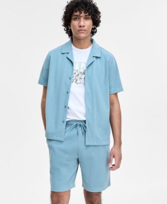 GUESS - Men's Baron Textured Knit Shirt
