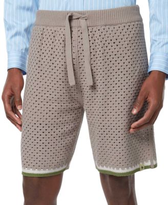 SCOTCH & SODA - Men's Relaxed-Fit Knit Crocheted Shorts