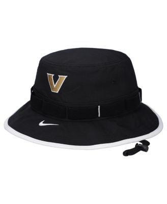 Nike - Men's  Black Vanderbilt Commodores 2024 Sideline Apex Performance Boonie Bucket Hat