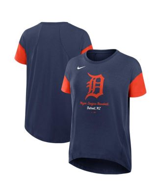 Nike - Women's Navy Detroit Tigers Flowy T-Shirt