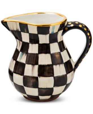 MacKenzie-Childs - Courtly Check Ceramic Portly Pitcher